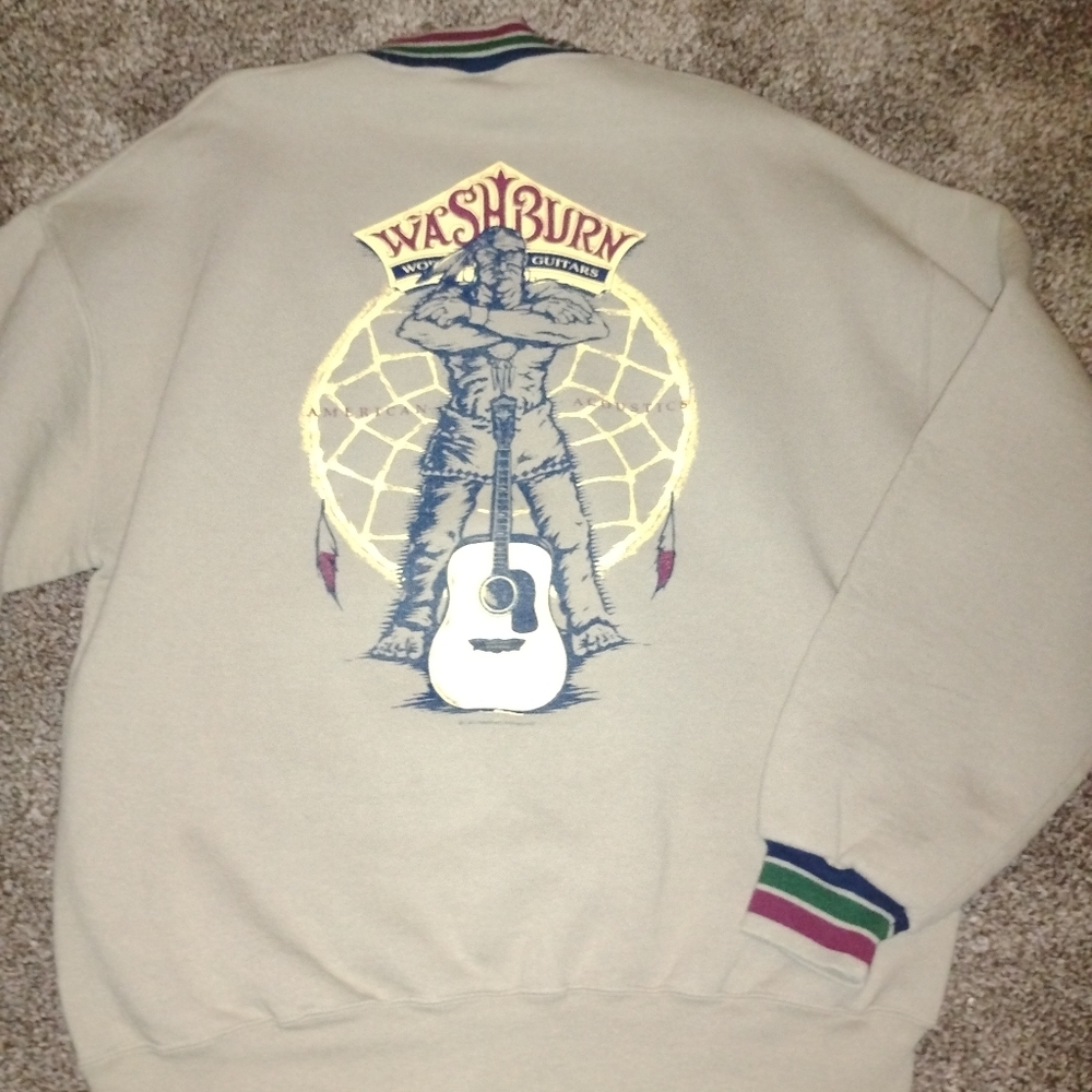 1995 Washburn Guitar Sweatshirt NEW Old Stock Jerzees Size Adult XL Vintage